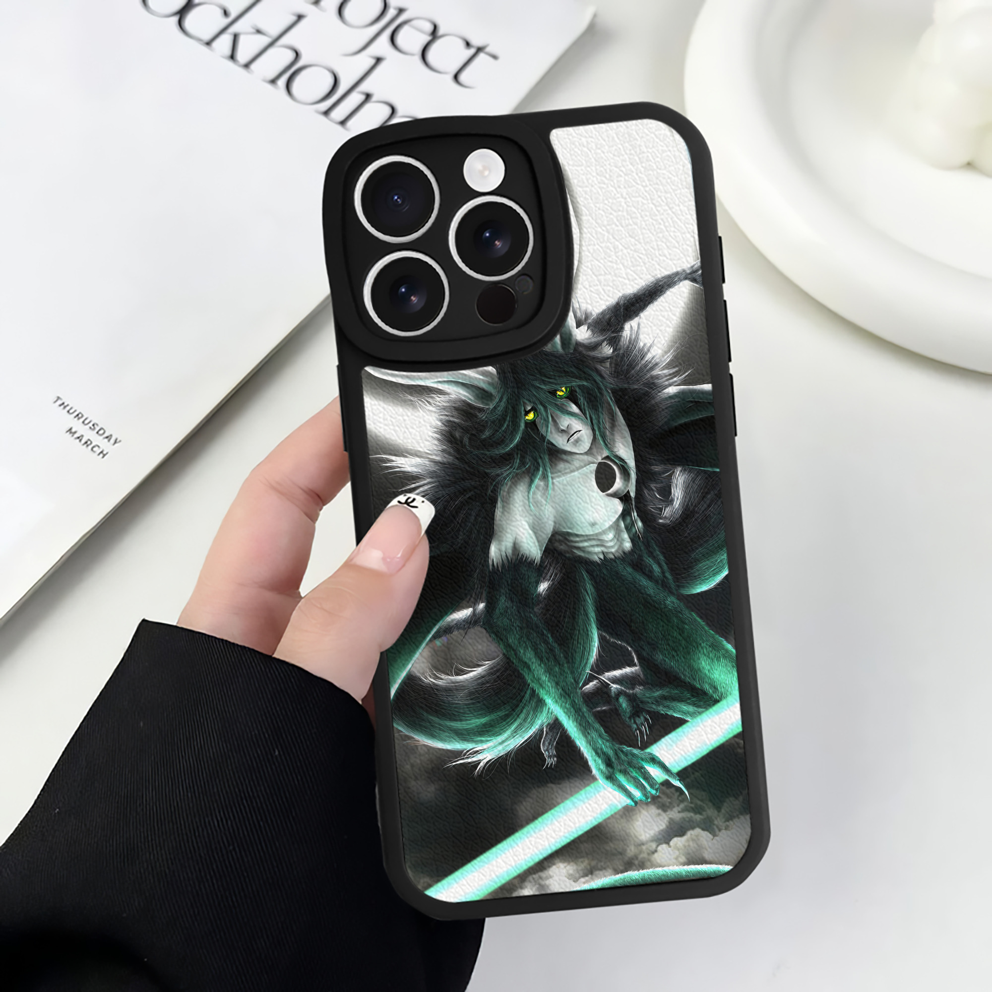 （画像用） ブリーチ BLEACH 【iPhone 16シリーズ対応】シリコンスマホケース（レザー調） 材質：シリコン